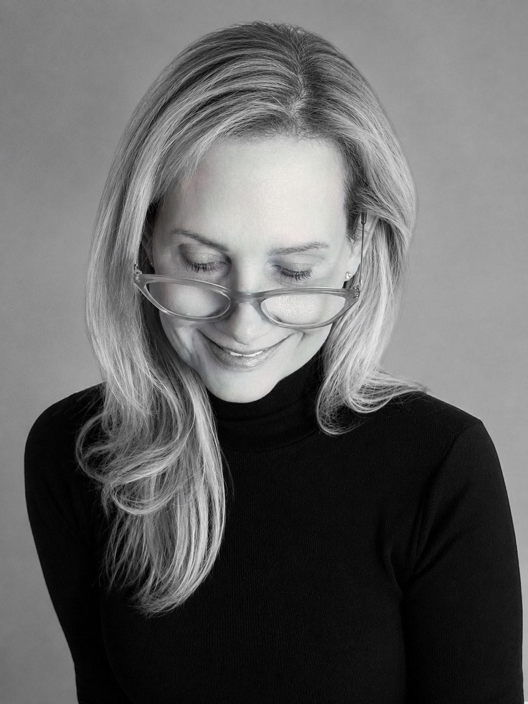 Christine Ashe, looking down